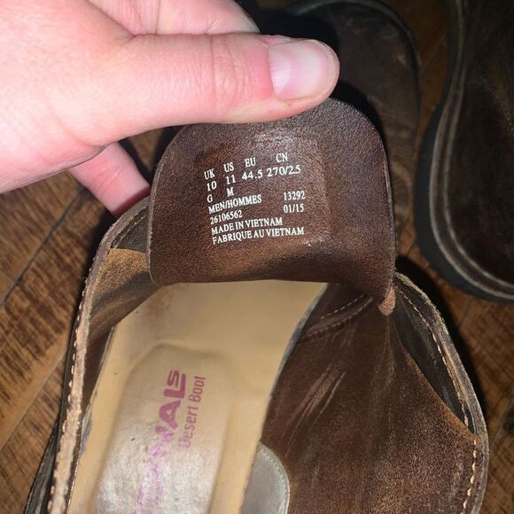 Original Desert boot size 11 rustic leather chukka shoes - Picture 5 of 6